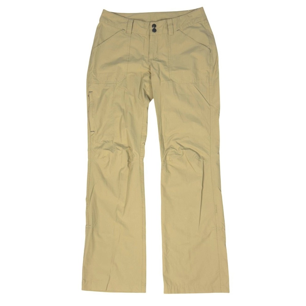 Patagonia Technical Pants Size 4 Wide Leg Outdoor Hiking Adventure Tan